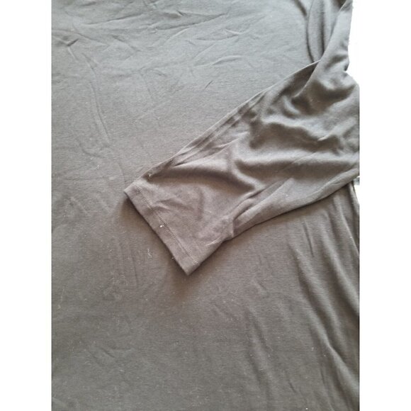 CASLON Nordstrom Black Boat Neck 3/4 Sleeve Tunic T-Shirt Top Womens Size 2X - Picture 6 of 7